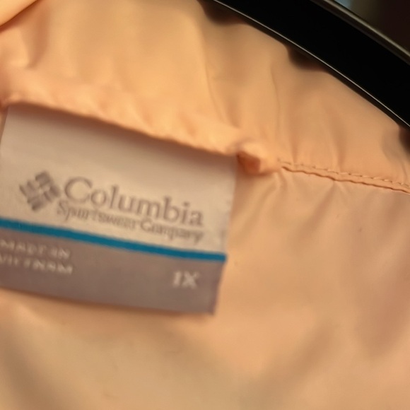 Columbia women’s pink wind jacket 1X - Picture 10 of 12